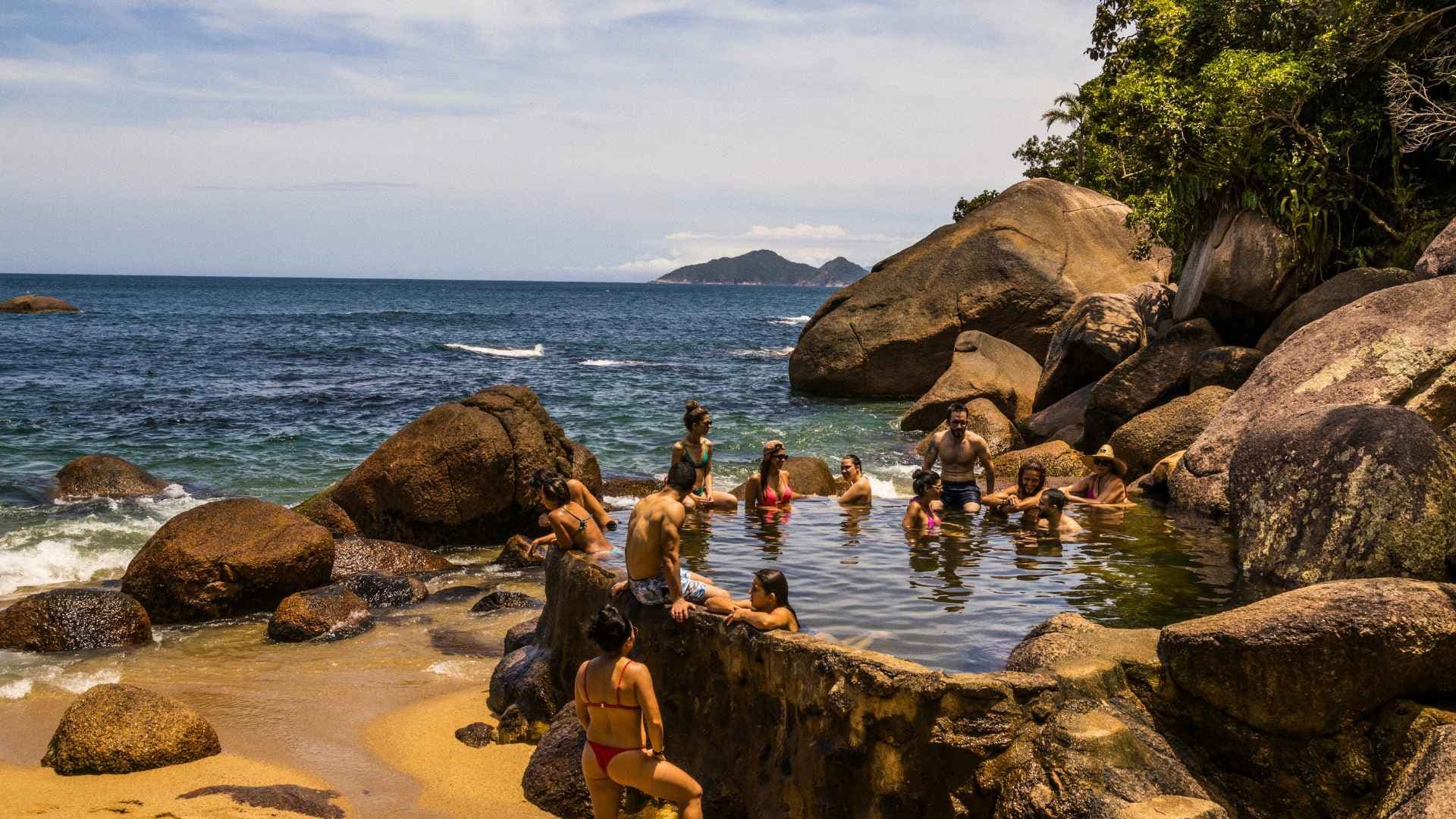 piscina natural na reserva da juatinga