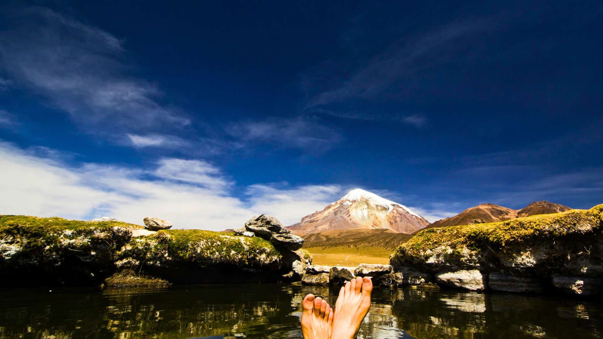 nevado sajama na Bolívia alta montanha